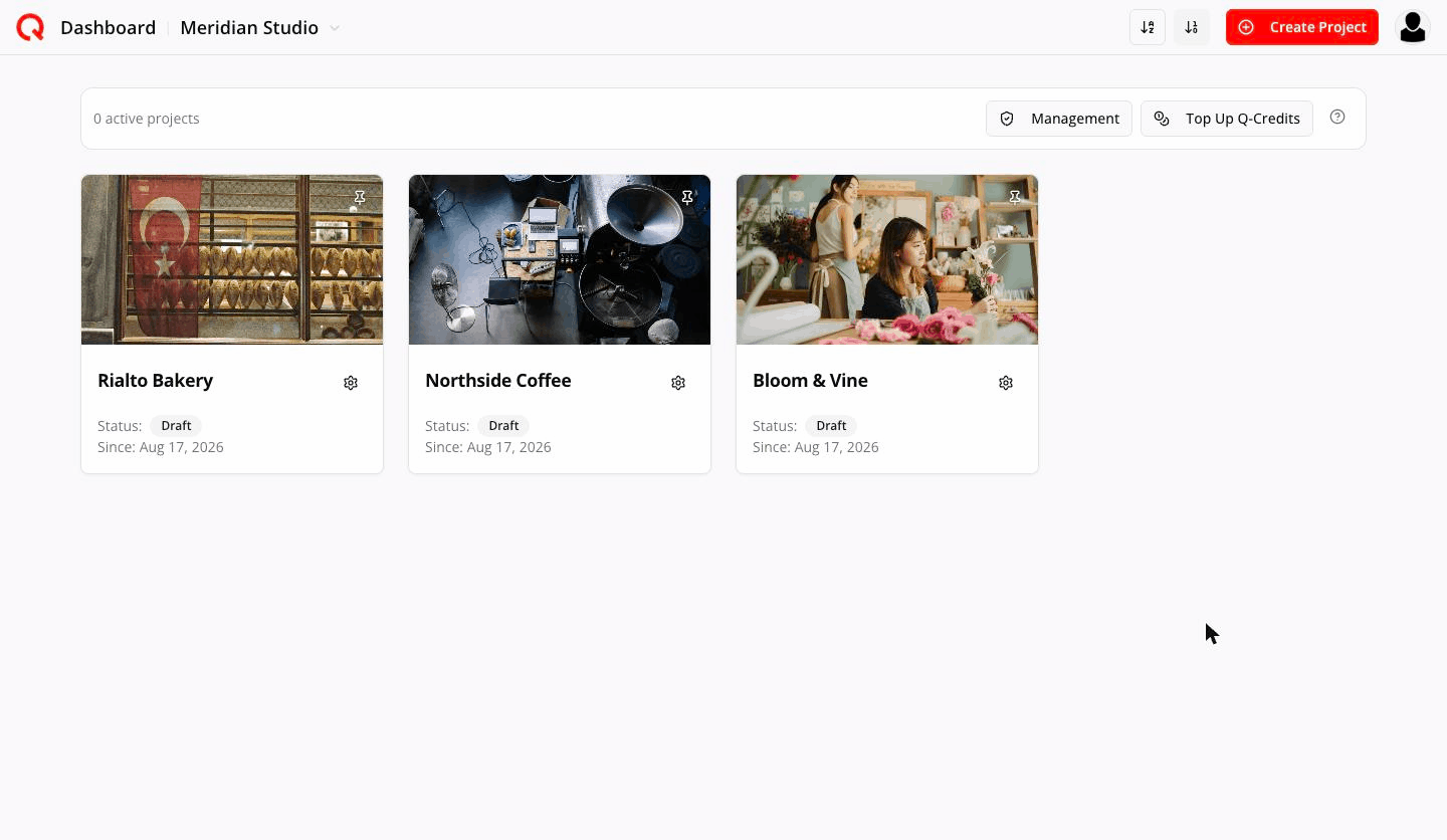 Agency dashboard